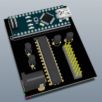 Arduino Nano LED Cube 3D View